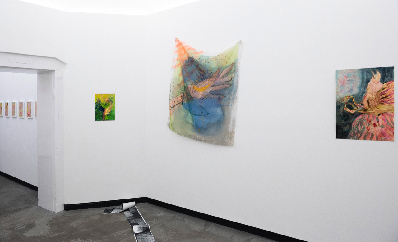Installation view of Finger my fern, print Beyond the Forest by  Simon Speiser